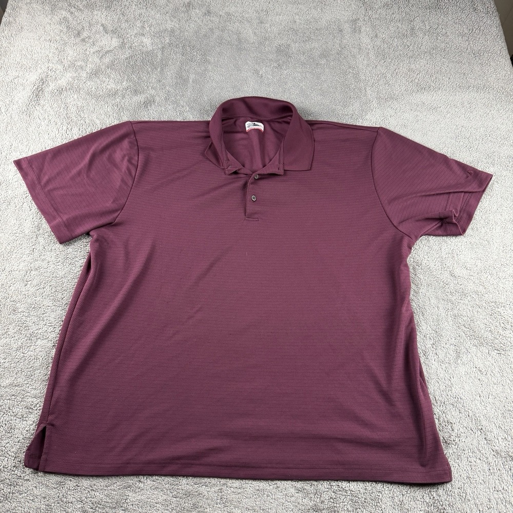 Grand‎ Slam Short Sleeve Performance Shirt Golf Mens 3XB Plum